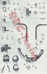 Tafel 07 - Motor, Vergaser mit Saugleitungen
