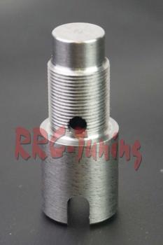 Plug screw valve spool