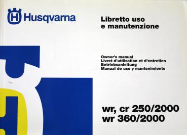 HUSQVARNA Bedienungsanleitung WR CR 250 360 00