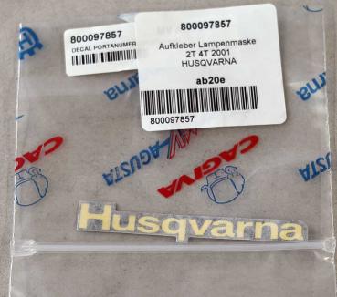 HUSQVARNA Aufkleber Lampenmaske 2T 4T 2001