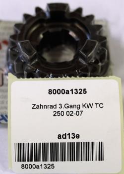 Zahnrad 3.Gang KW TC 250 02-07