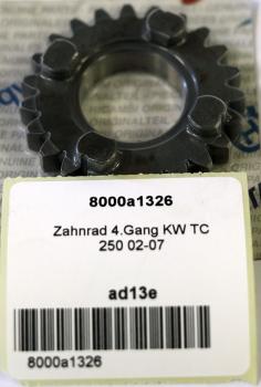 Zahnrad 4.Gang KW TC 250 02-07