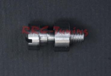 Screw with bushing for head lamp ring crome