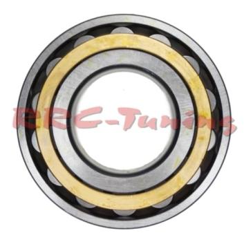 Roller bearing crankshaft front with brass cage
