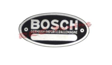 Bosch nameplate
