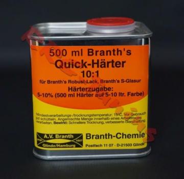 Quick hardener concentrate
