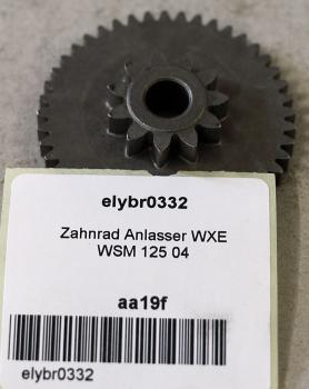 Zahnrad Anlasser WXE WSM 125 04