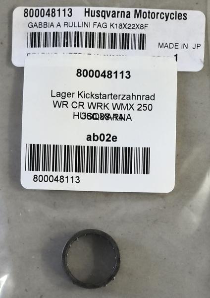 HUSQVARNA Lager Kickstarterzahnrad WR CR WRK WMX 2