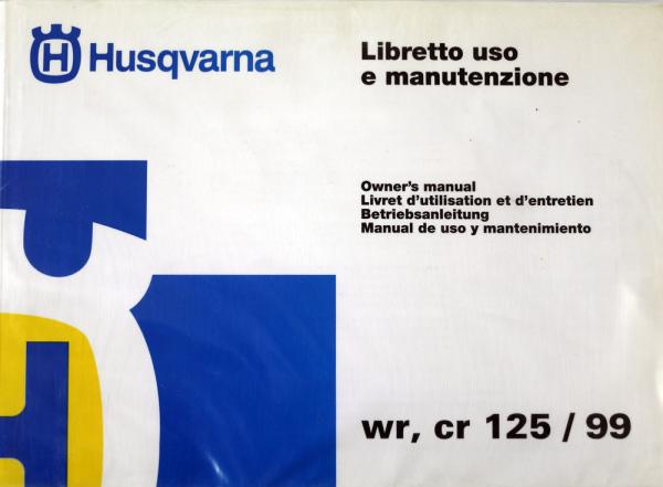 HUSQVARNA Bedienungsanleitung WR CR 125 99