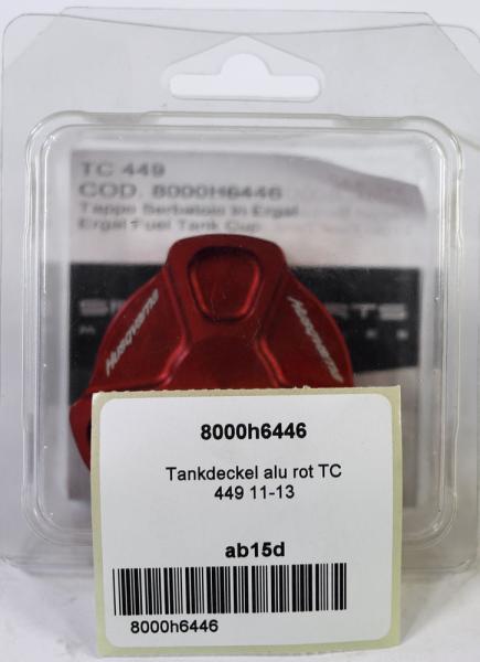 Tankdeckel alu rot TC 449 11-13