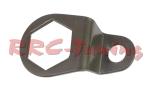Lock plate for nut front axle